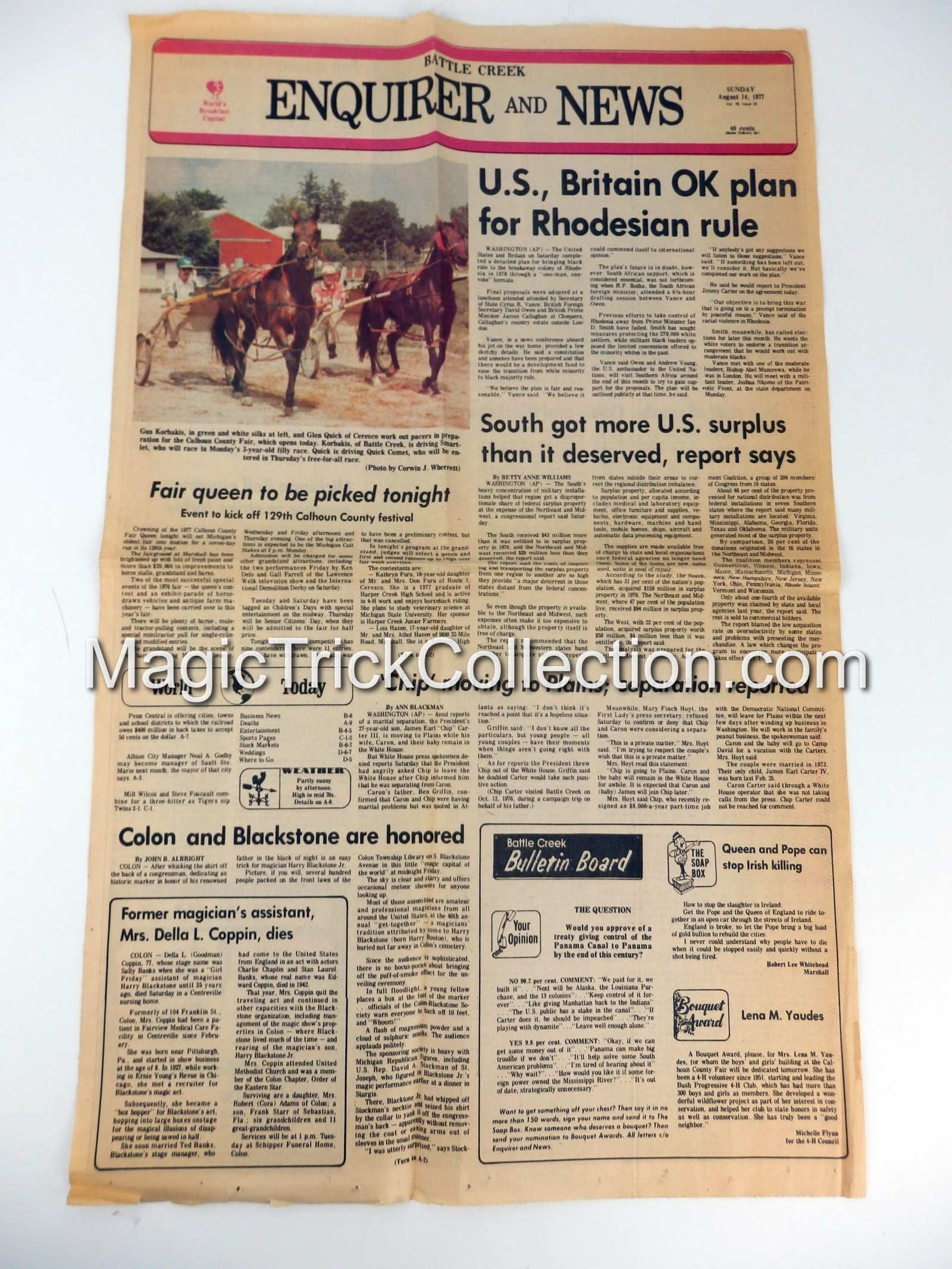 Harry Blackstone Jr Lot of Original Magician Memorabilia - Rare Find!