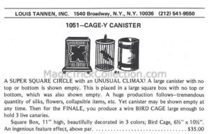 Cage-Y Canister by Joseph Fenichel