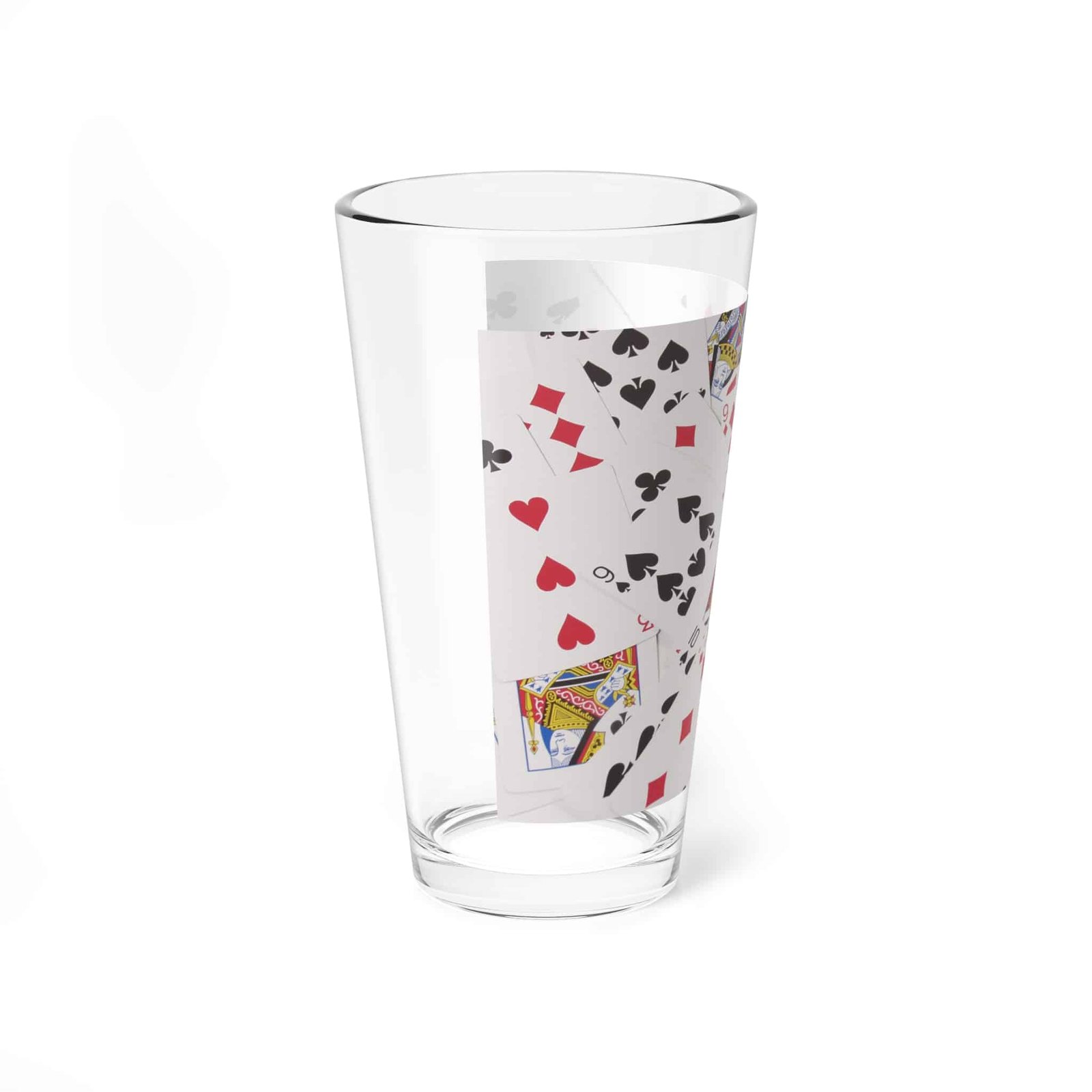 Magician Playing Cards Mixing Glass - Image 2
