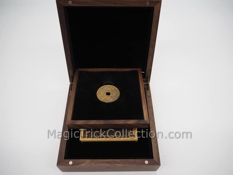 After Sound Deluxe Walnut Boxset Collectible Playing Cards & Coin