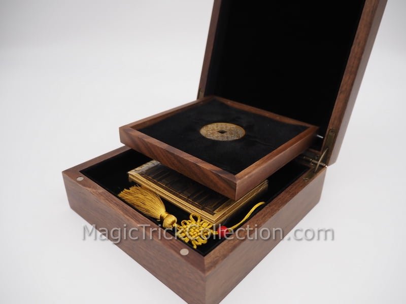 After Sound Deluxe Walnut Boxset Collectible Playing Cards & Coin