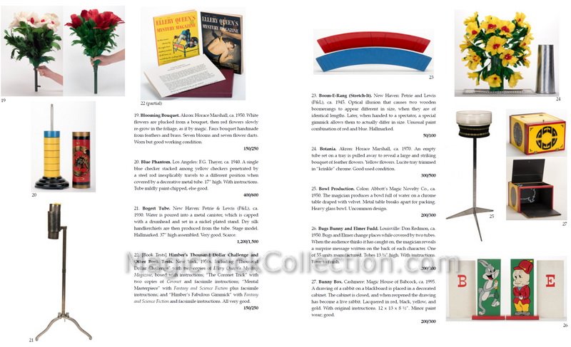 Potter & Potter 1001 Magic Tricks Auction Catalog