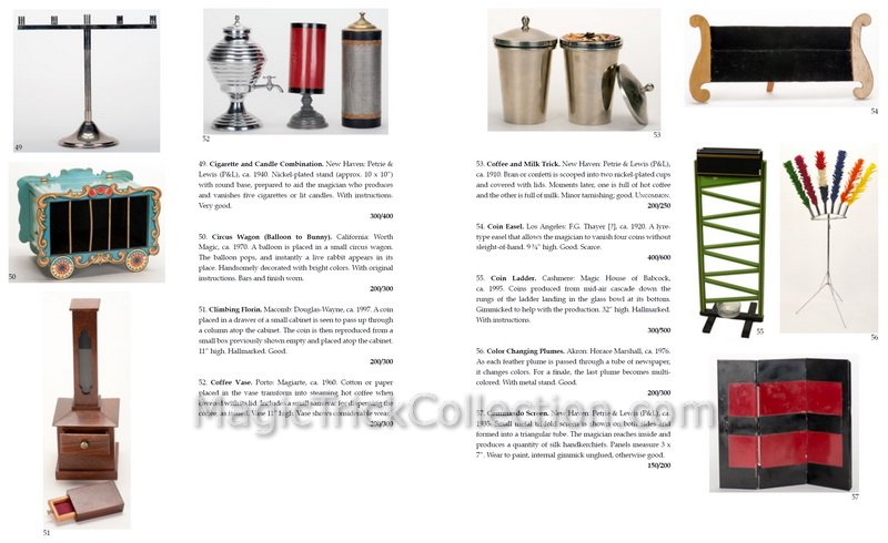 Potter & Potter 1001 Magic Tricks Auction Catalog