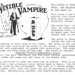 MAK Magic Visible Vampire