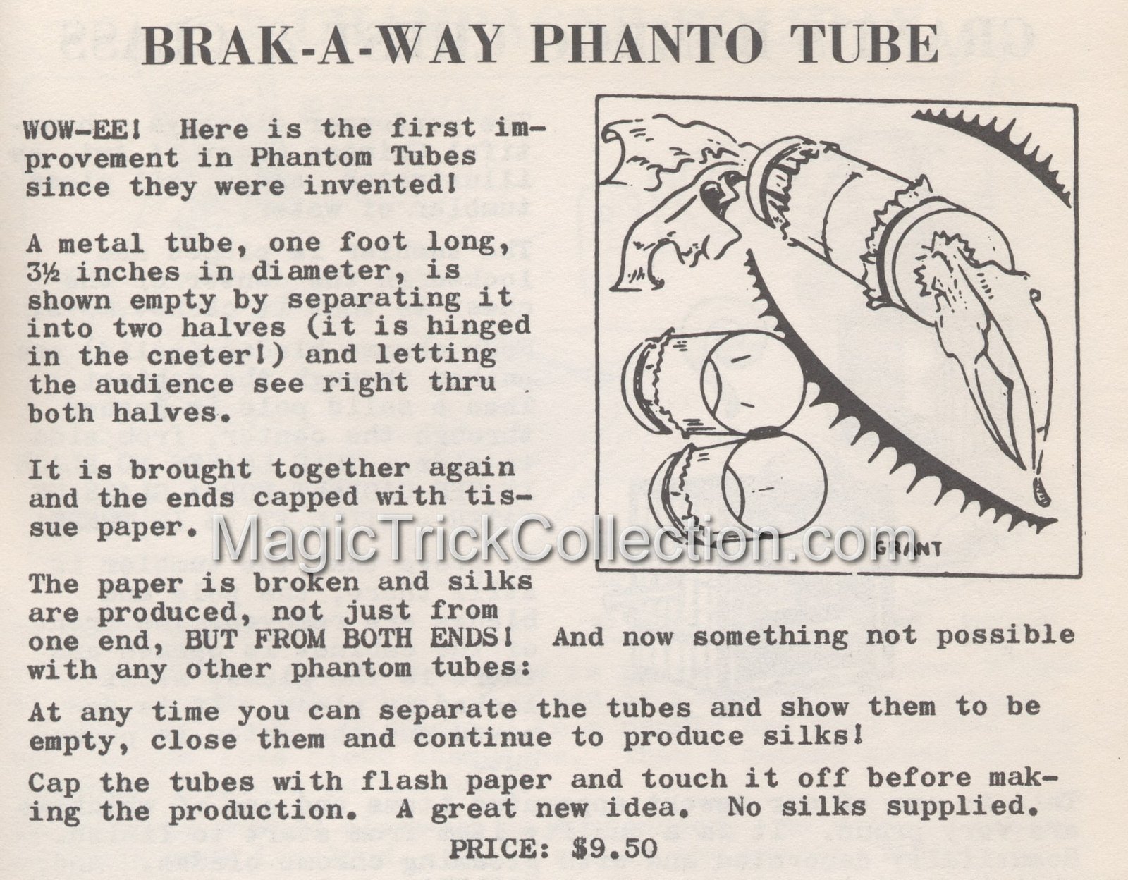 UF Grant Brak-A-Way Phanto Tube by MAK Magic