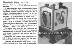 MAK Magic Mandarin Plus Illusion