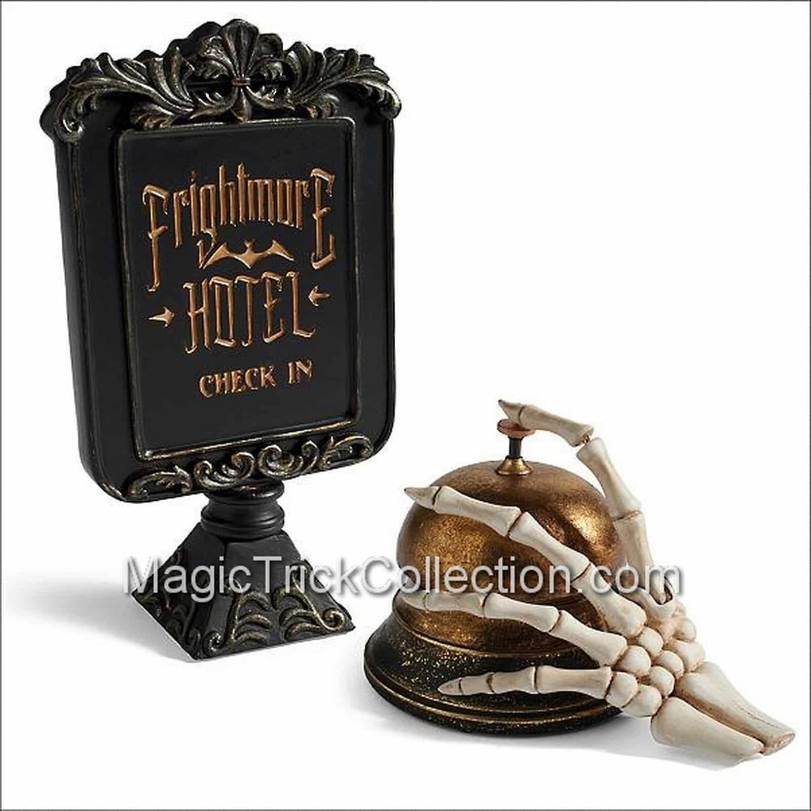 Grandin Road Animated Haunted Service Bell with Sign