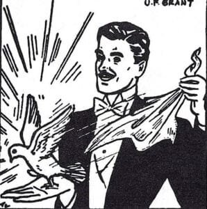 UF Grant Dove Classic Instructions - MagicTrickCollection.com Rare & Vintage Collectible Magic Tricks