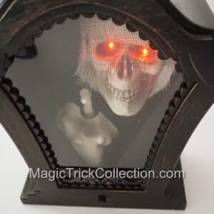 Gemmy Animated Tapping Skeleton Tombstone Lights Up Halloween
