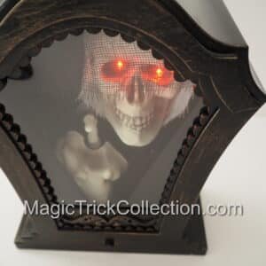 Gemmy Animated Tapping Skeleton Tombstone Lights Up Halloween