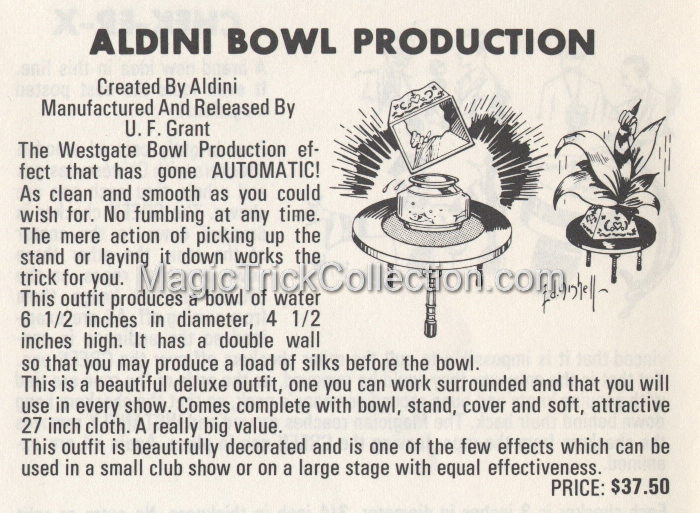 Aldini Bowl Production Released by MAK Magic