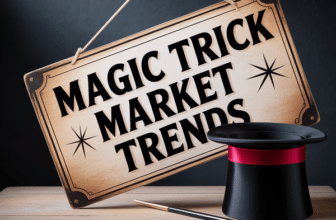 2026 magic trick market trends featuring card magic, mentalism, coin magic, stage props, and vintage apparatus