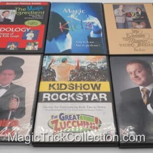 Kid Show Magic 6 DVD Bundle - Six Discounted Kid Show DVD Bundle, Over 10 Hours of Content to Learn How to Perform Kid Show Magic
