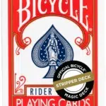 Bicycle Stripper Deck red Rider Back magic cards