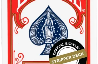 Bicycle Stripper Deck red Rider Back magic cards