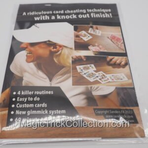 King Con Impossible 4 Card Change by Sanders FX is a powerful 4 card change where the cards never leave their sight...and EVERY CARD CHANGES.