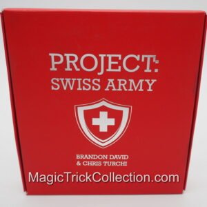 Project Swiss Army by Brandon David How long would it take you to find a signed card lost in the deck and locked within the walls of a card box?