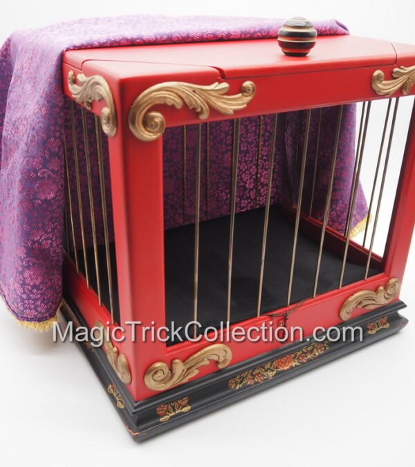 Walter Sheppard Transformation Cage; magician places doves go into a cage, then covered briefly, magically and completely transformed into rabbits.