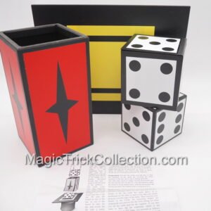 Future Magic Comedy Die Tube, large die is supposed to penetrate a plate, embarrassingly, the trick initially fails, but in the end the magician shines again!