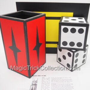 Future Magic Comedy Die Tube, large die is supposed to penetrate a plate, embarrassingly, the trick initially fails, but in the end the magician shines again!