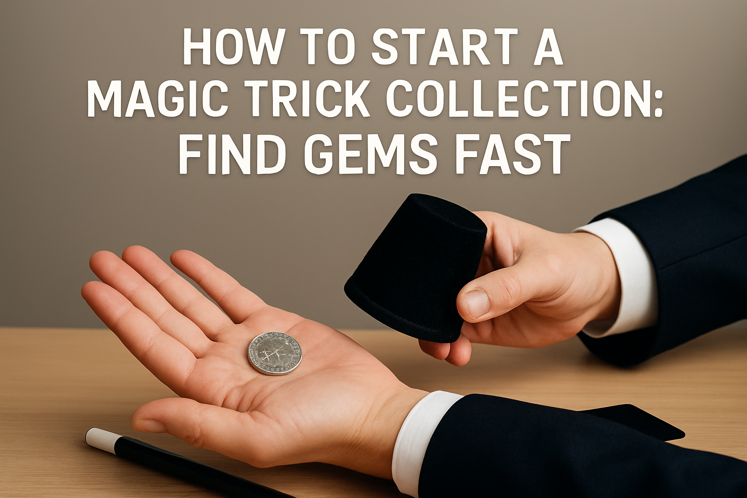 How To Start A Magic Trick Collection: Find Gems Fast | MagicTrickCollection.com how to start a magic trick collection