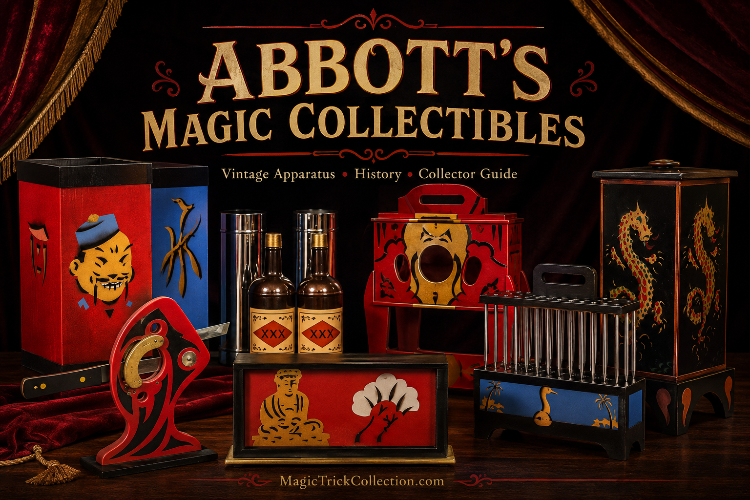 Abbotts magic collection | magic trick collection Explore abbotts magic collectibles vintage apparatus company history craftsmanship notable props collector appeal for building a meaningful collection | magic trick collection
