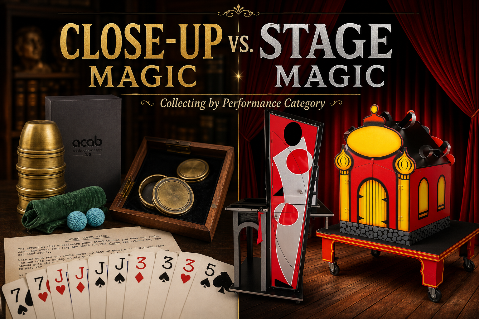Close up magic and stage illusions are different magic collecting categories Compare storage price tiers and liquidity before choosing where to build | magic trick collection