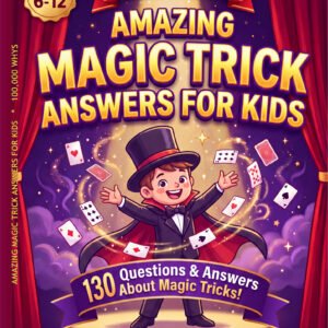 Amazing Magic Trick Answers For Kids With 100,000 Whys: 130 Amazing Questions and Answers About Magic Tricks and Magicians for Kids Ages 6-12