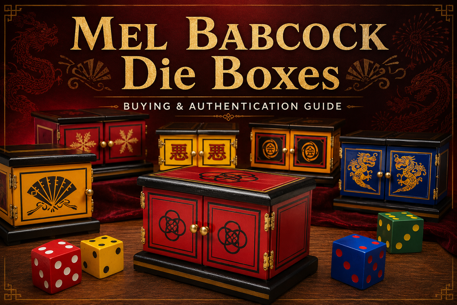 Learn to identify authentic mel babcock die boxes by size hallmark and wood and see why prices have risen 2x 4x since his 2023 retirement | magic trick collection
