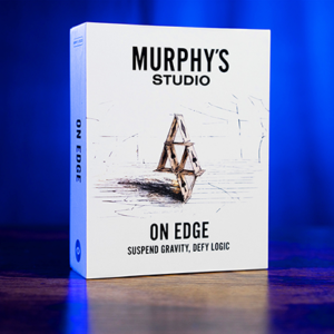 On Edge by Angelo Carbone begins as a simple card castle, but ends with you effortlessly DEFYING GRAVITY! You will rewrite the laws of the universe.