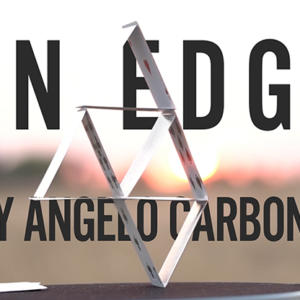 On Edge by Angelo Carbone begins as a simple card castle, but ends with you effortlessly DEFYING GRAVITY! You will rewrite the laws of the universe.