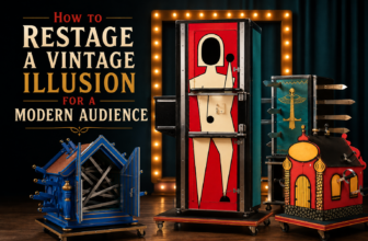 This guide explains how to restage a vintage illusion for a modern audience and a process for updating presentation without touching the original mechanism | magic trick collection